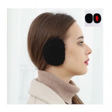 방한귀마개 자전거 등산 겨울 귀도리 귀덮개 끈없는, 베이지대, 1개