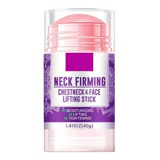 목 가슴 퍼밍 크림 휴대용 멀티 페이스 넥 밤 스틱 콜라겐 타이트닝 리프팅 주름 방지 딥 모이스처라이징 이중 턱과 처진 피부 감소 40g 1.4온스 237074