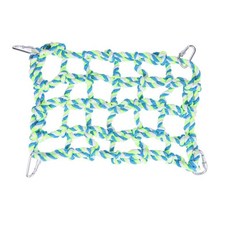 앵무새용 그물 그네 작은 새 운동용 앵무새 등반, 1개, 기본