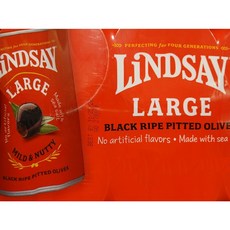 린지 올리브 블랙올리브 코스트코 올리브 올리브절임, 410g, 3개