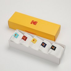 매장정품 코닥 KODAK 컬러 라벨 크루 삭스 5PC K5343LSC26MUL 511230