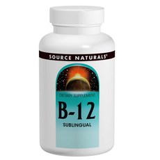 SOURCE NATURALS 維生素B12膳食補充劑, 200顆, 1罐