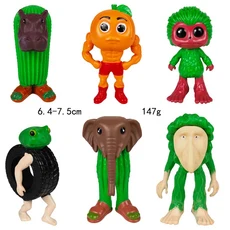 이탈리아어 Brainrot AI 동물 Tung Sahur 그림 Tralalelo 입상 인형 장난감 장식 모델, 50 6pcs C