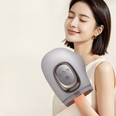 HULULU 무선 손마사지기 온열 공기압 핸드케어 6단 강도조절 휴대용 손안마기, 그레이, 1 그레이, 1