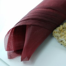패브릭몰 노방 오간자 크리스탈 원단 무지 대형사이즈 한복 시스루촬영 패티코트, 버건디, 1개