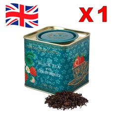 영국 포트넘 앤 메이슨 FORTNUM & MASON 딸기 홍차 과일차 루스 리프티 잎차, 125g, 1개, 1개입