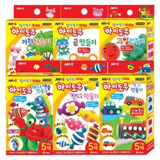 아모스 아이도우 6종 만들기 세트, 1세트, 혼합색상, 1개