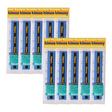 키모니 하이소프트 EX 오버그립 KGT100, 블루, 10개