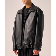 WHOLOVESART 비건 레더 카라 자켓 h+ 블랙 405596