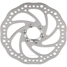 Uxsiya 산악용 자전거 나사식 허브 브레이크 디스크 160mm 로터 플랜지 어댑터 볼트 6개 포함