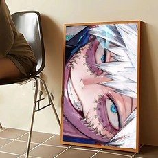 나의 히어로 아카데미아 애니메이션 DIY 아트 다비캐릭터 숫자 유화 만화 그림 그리기 장식, 20x30cm, 옵션 F