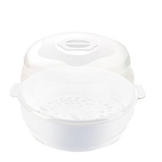 젖병 스팀 - 전자레인지 | 젖병용 고온 저항성 스티머 빠르고 효율적인 스테릴리를 위한 배수 홀더