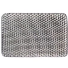 【KIDS PARK】加大雙層貓砂墊 多色可選 貓砂墊 落砂墊 高效集砂貓沙墊, 灰色, 1個