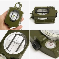 군용 나침반 겨울, 1개, 카키