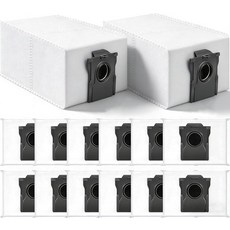 Bluearks MOVA P50 Pro Ultra/P10 Ultra/S20 Ultra Vacuum 교체용 더스트 백 14팩 - 대용량 자체 비우기 스테이션 호환 205434, Bluearks MOVA P50 Pro Ultra/P1