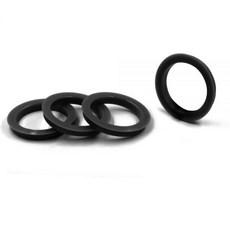 휠 액세서리 부품 4개 폴리카보네이트 허브 센트릭 링 외경 73.00mm 내부경 66.10mm 인피니티 및 닛산 해외 직배송, Polycarbonate, 73.00mm OD