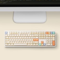 VARO V108 PASTEL 유무선 기계식 매크로 사무용 키보드 (베리페리축), 독자규격 스위치, V108 (베리페리축)