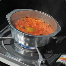 글샵 캠핑 라면용기 13종 1회용냄비, 판다쿡 직화(멀티) 정사각1호 3P