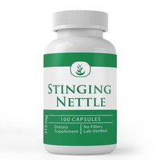 PURE ORIGINAL INGREDIENTS Stinging Nettle (100캡슐) Leaf Always Pure 첨가제 또는 필러 없음 실험실 인증, 알약/캡슐, 100정, 1개