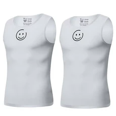 서쪽 자전거 2Pcs 사이클링 기본 레이어 언더 셔츠 빠른 건조 조끼 스포츠 속옷 꽉 높은 탄성 저지