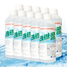 건강필수템 일상 업소 가정 용 뿌리는 천연 살균 소독제 발효알콜59% 크린콜1L 10개, 1L