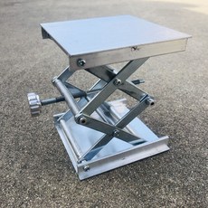 精選 小型不銹鋼陞降臺微型手動陞降器水平儀陞降臺支架 實驗室陞降臺, 加高升降台（3.5厘米-15厘米）, 1個