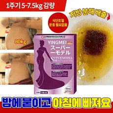 {일본수입 | 전신적용} 안전하고 효과적인 다이어트 패치 팔뚝살 패치 뱃살 독소 패치 복부 내장지방분해 종아리 패치 날씬하고 싶은 곳에 붙이기, 1개, 5개입