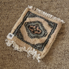 패턴 테슬 티 코스터 화분 받침, 1개, F타입