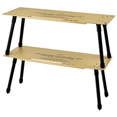 카고컨테이너 캠핑 선반 쉘프 사이드 보조 접이식 좌식 테이블 마스터쉘프테이블 (1세트 2개입), 베이지 2개입