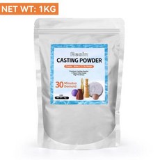 은점토 실버 클레이 CLAY ART 지점토 아트 점토 아트클레이 만들기용석고가루 1KG DIY 고밀도 석고 분말 주조 생산 재료 시멘트 공예 수제 양식 만들기, 6)B-1000G