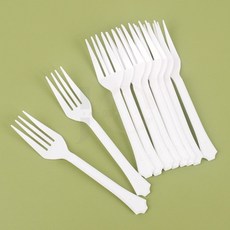제삼오스토어 위생포크 10P 일회용용품 일회용용기 일회용품 다용도포크, 1세트, 10개
