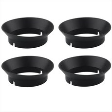 Baratza Encore 그라인더 개스킷 커피 그라인더 개스킷 커피 교체 링을위한 4 개 실리콘 개스킷 교체, 검은색