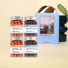 페페로니펫 진짜 오메가3 연어 2개+소고기 2개 세트