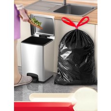 편리한 조임끈 쓰레기 봉투 20리터 휴지통 전용 리필용, 2. 두꺼움 10롤 150매 끈 50x60, 두꺼움