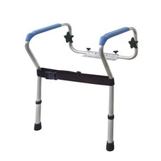 【海夫健康生活館】恆伸 升級版 輔助起身 防滑把手 台灣製 鋁合金馬桶扶手(ER-50023), 1個