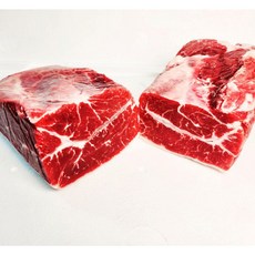 [행복미트] 부채살 원육 덩어리 목초육 청정우 할랄인증 소고기 스테이크용 구이용 1kg [당일발송], 1개