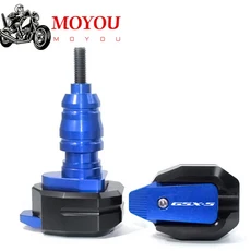 스즈키 GSX-S750 GSX 1000 오토바이 낙하 방지 슬라이딩 프레임 페어링 스톱 패드 보호대, 01 Blue