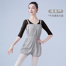성인 발레 땀복 점프수트 반바지 쇼츠 워머 전신 레오타드 발레복 레이어드