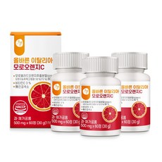 올바른 이탈리아 모로오렌지C 60정 3박스 모로 블러드 오렌지, 단일속성, 3개
