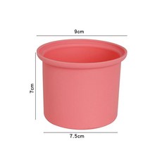 왁스 워머 내열성 교체 실리콘 볼 제모 왁스 교반 스틱 포함 논스틱 팬 제모 미용, Pink, 1개