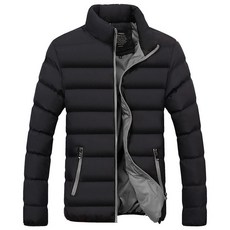 배색 퀄팅 배색 패딩 남자 점퍼 자켓 아우터 겨울 잠바