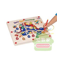 GOGO TOYS 恐龍蛋顏色認字數量學習幼兒數學握筆能力刺激思考木製教具 #20508, 1個