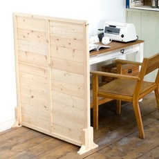 아이베란다 라인 원목파티션 이동식 가벽 공간분리 내외부 칸막이, 2.L자 지지대(1세트)