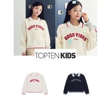 탑텐 TOPTEN 피케 카라 스웨트셔츠 MKF1TR2202-IC 554101