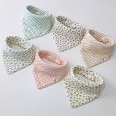 마이달토끼 봄봄 삼각 스카프빕 턱받이 침받이 유아 아동 핸드메이드 요루거즈 스카프 (6컬러 택1)