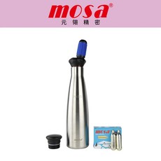 mosa Soda Splash 0.75L 隨身型氣泡水機，加贈氣彈一盒