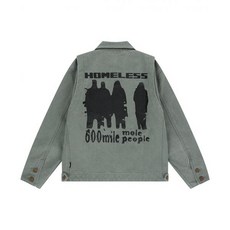 도미넌트 홈리스 워싱 워크 자켓 카키 Dominant H.L Washing Work Jacket Khaki