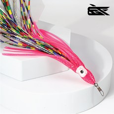 꼴뚜기문어채비 야광 꼴뚜기스커트 문어낚시 자작채비 튜닝용, 야광핑크, 2개입, 1개