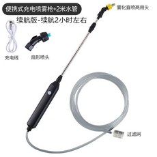 便攜式充電電動噴霧槍 2米軟管, 1個, 豪華加強版-（一年包換）+口罩,10m軟管（不含噴霧槍）