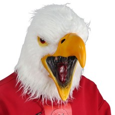新款老鷹搞怪鯊鵰頭套cos動物麵具搞笑錶演演出直播麵具, 1個, 老鷹B款